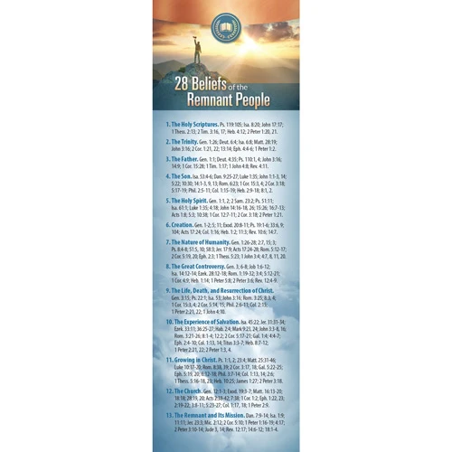 28 Fundamental Beliefs Bookmark (25/Pack) by Amazing Facts - Image 2