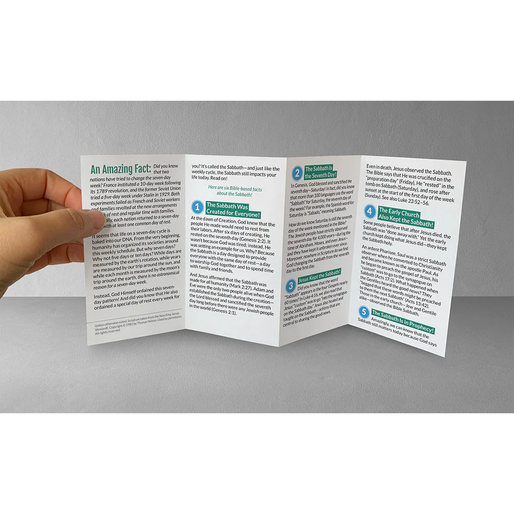 AFacts Tracts (100/pack): The Best Day of Your Life! by Amazing Facts - Image 4
