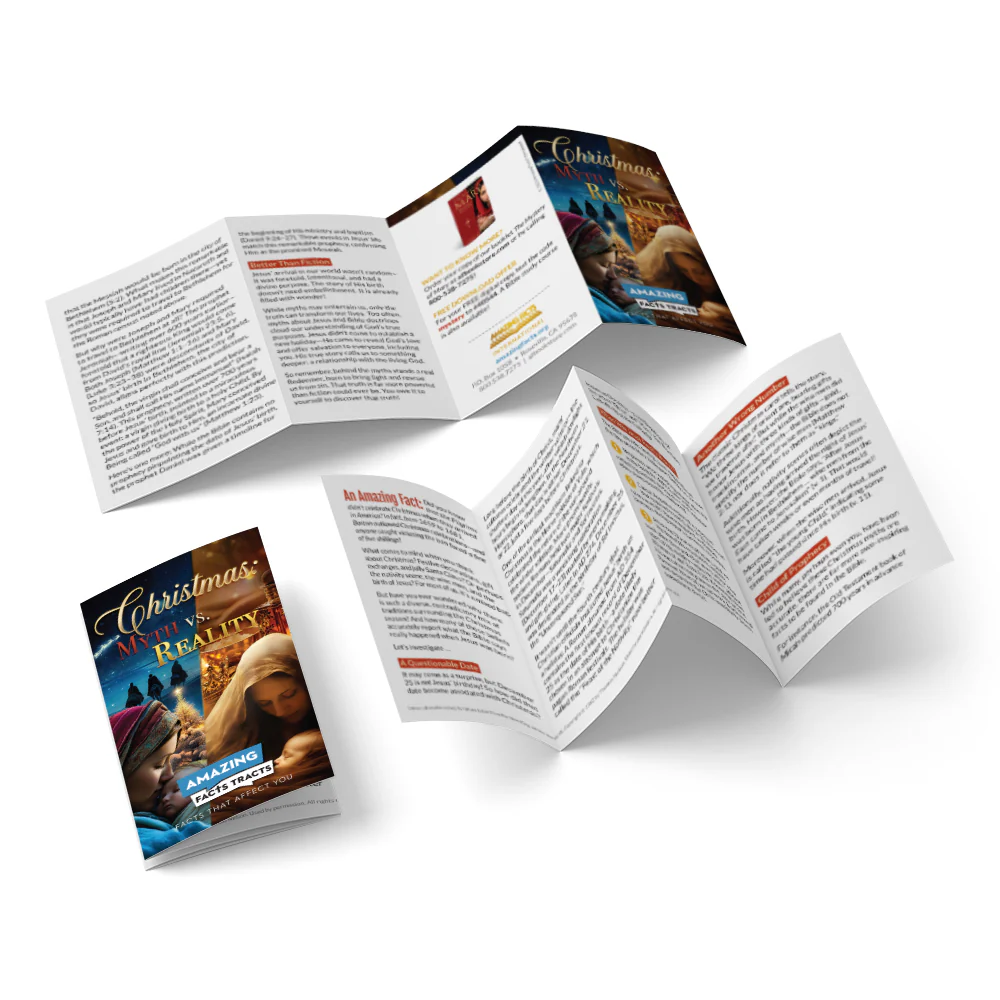 AFacts Tracts (100/pack): Christmas: Myth vs Reality - Image 2
