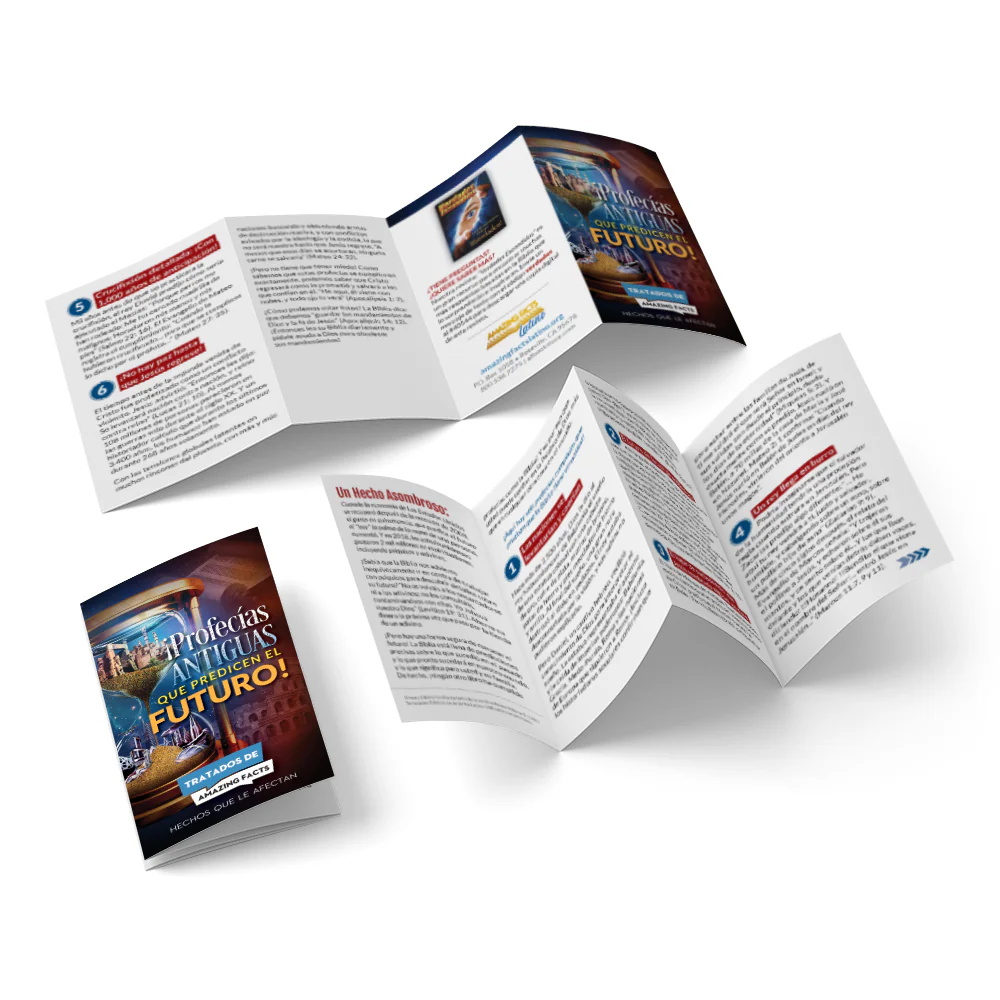 AFacts Tracts (100/pack): ¡Profecías Antiguas que Predicen el Futuro! by Amazing Facts - Image 2