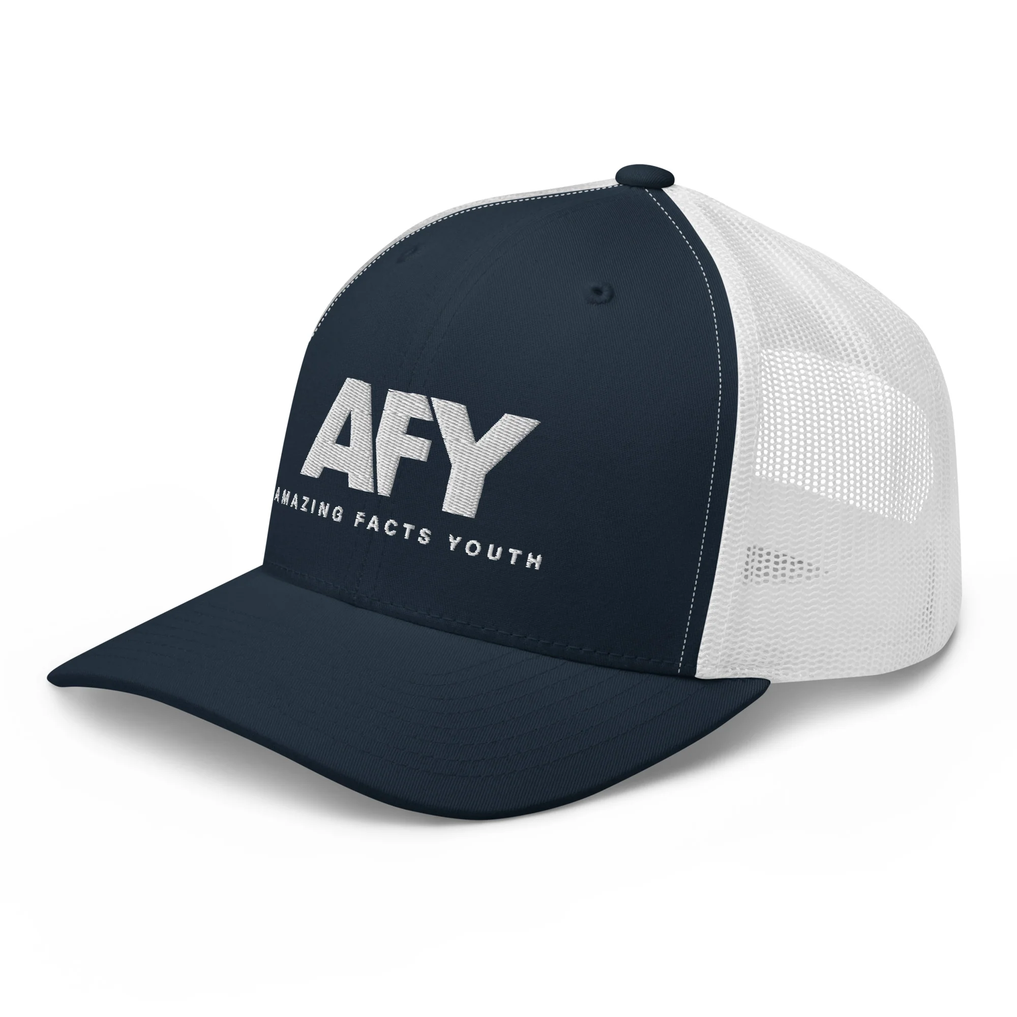 AFY Trucker Cap White Logo - Image 2