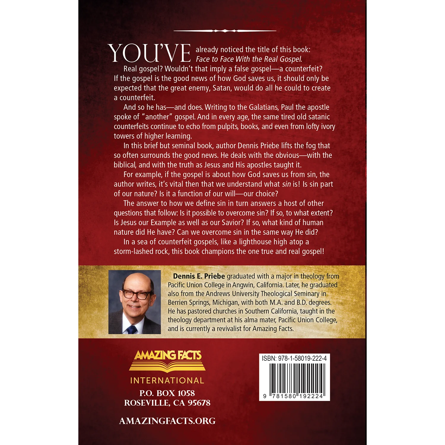 Face to Face with the Real Gospel (Revised) by Dennis Priebe - Image 3