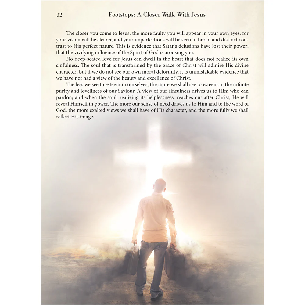 New Cover! Footsteps: A Closer Walk With Jesus (Steps to Christ) by Ellen White - Image 9