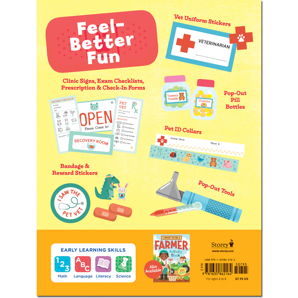 I Want to Be A Vet Activity Book: Includes 100 Stickers and Pop-Outs by Storey Publishing - Image 6