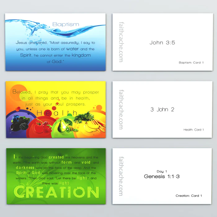 KJV Scripture Memory Card Set by FaithCache - Image 3