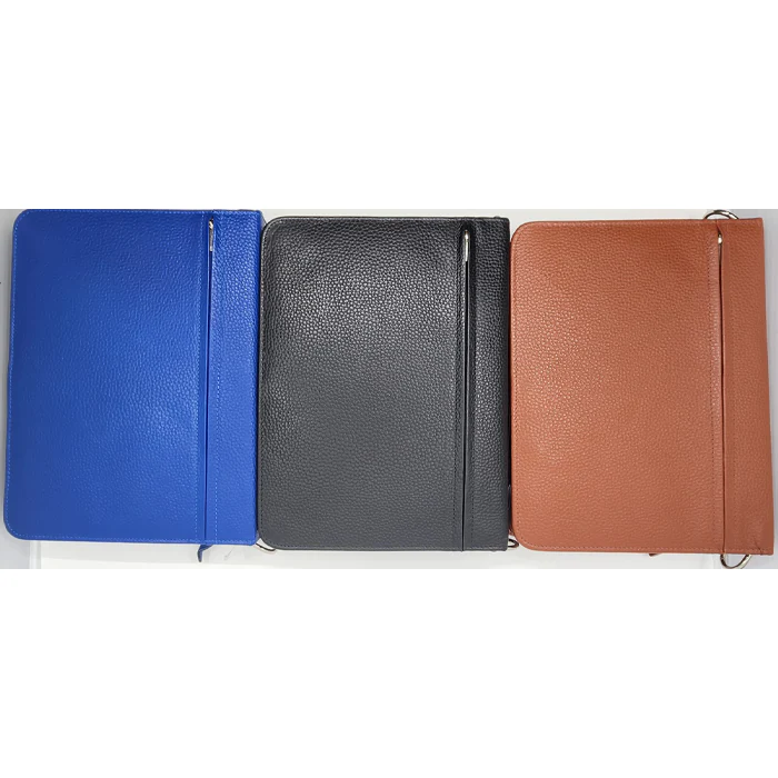 Large - Bible Case in Blue Leather - Image 3