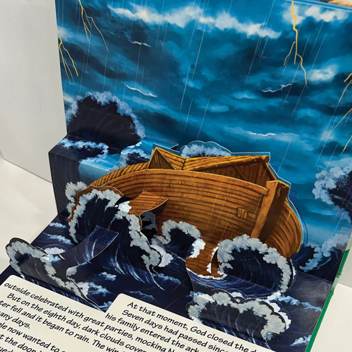 Noah's Ark, Bible Stories Pop-Up Book by Safeliz Publishing - Image 4
