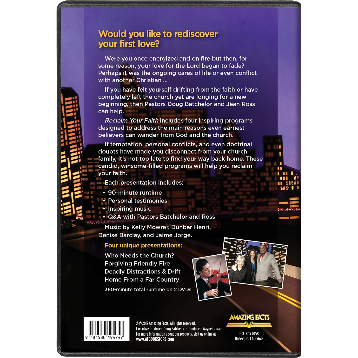 Clearance Reclaim Your Faith DVD Set by Doug Batchelor - Image 3