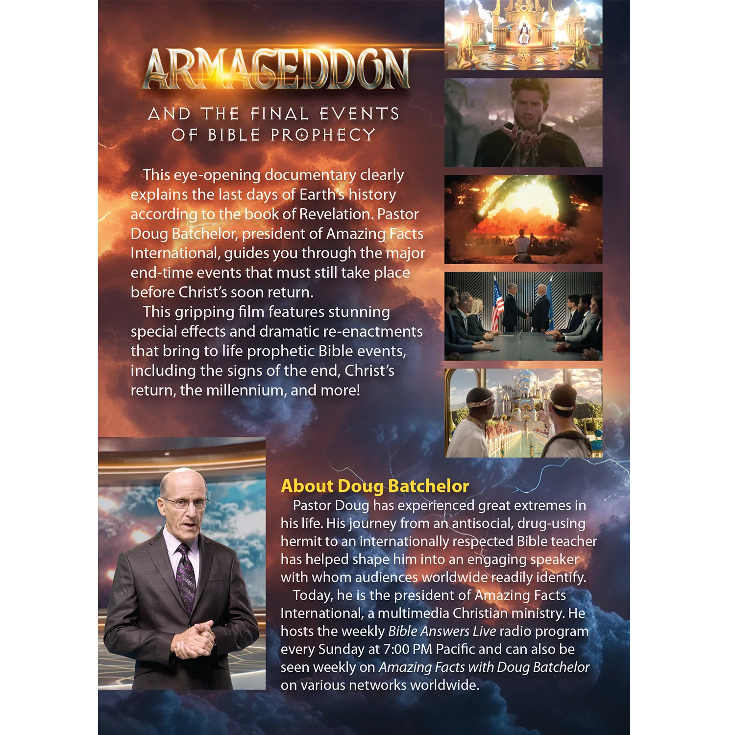 BRAND NEW! Armageddon and the Final Events of Bible Prophecy Documentary DVD (Sharing Edition) by Pastor Doug Batchelor - Image 4